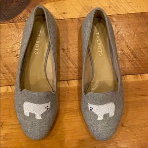 Talbot shoes with bear detail